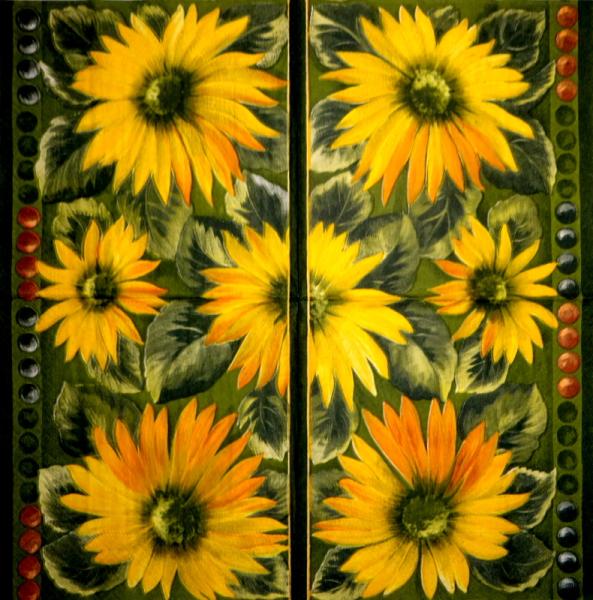 002 Sunflowers - 3 ply - CS
